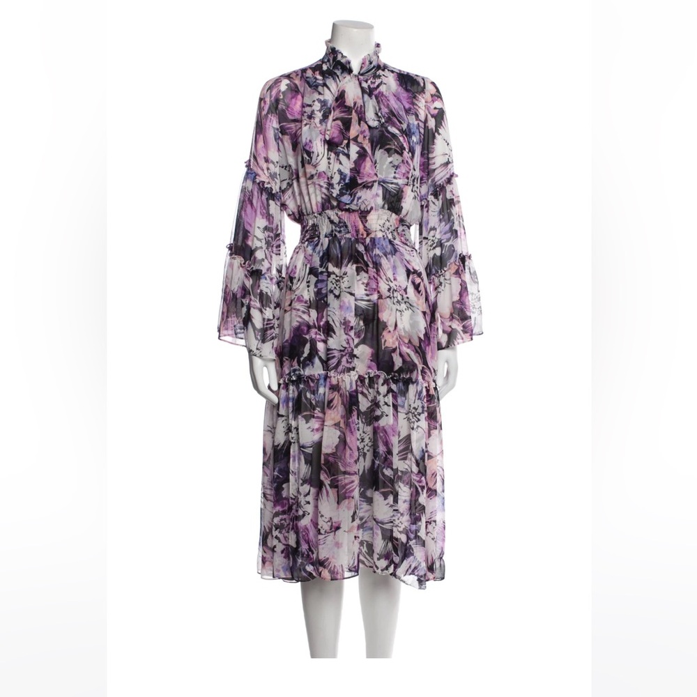 MISA LOS ANGELES
Floral Print Long Dress